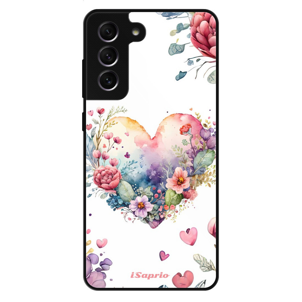 Lesklé puzdro Exclusive iSaprio - Floral Heart - Samsung Galaxy S21 FE 5G