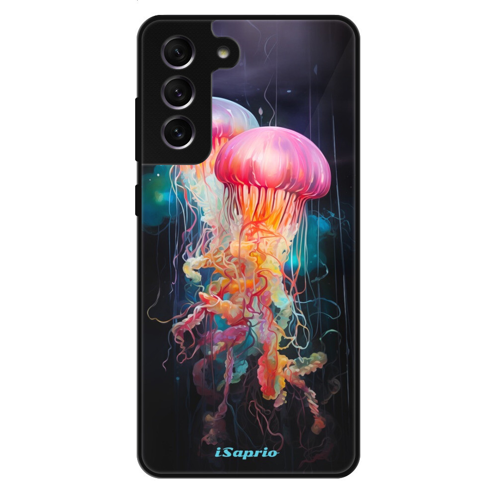 Lesklé puzdro Exclusive iSaprio - Abstract Jellyfish - Samsung Galaxy S21 FE 5G