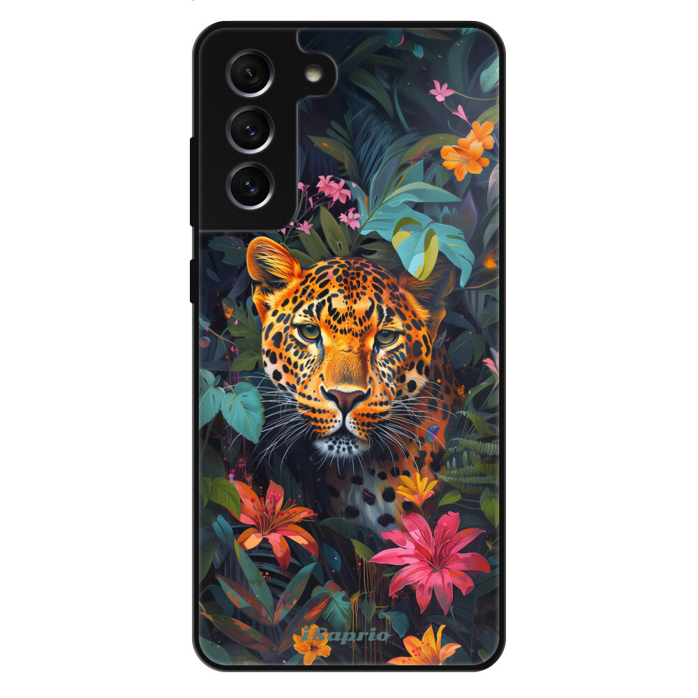 Lesklé puzdro Exclusive iSaprio - Flower Jaguar - Samsung Galaxy S21 FE 5G