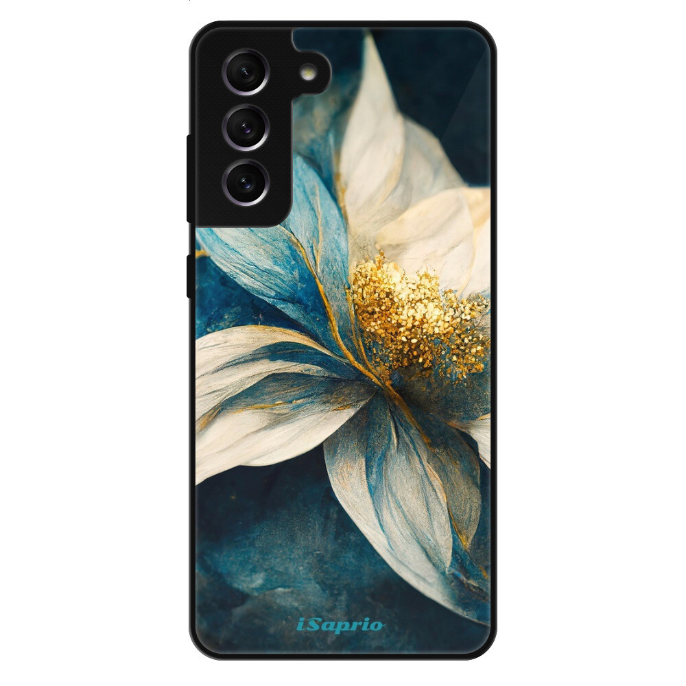 Lesklé puzdro Exclusive iSaprio - Blue Petals - Samsung Galaxy S21 FE 5G