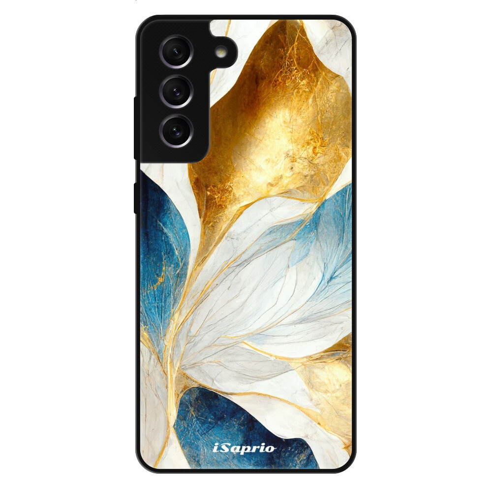 Lesklé puzdro Exclusive iSaprio - Blue Leaves - Samsung Galaxy S21 FE 5G