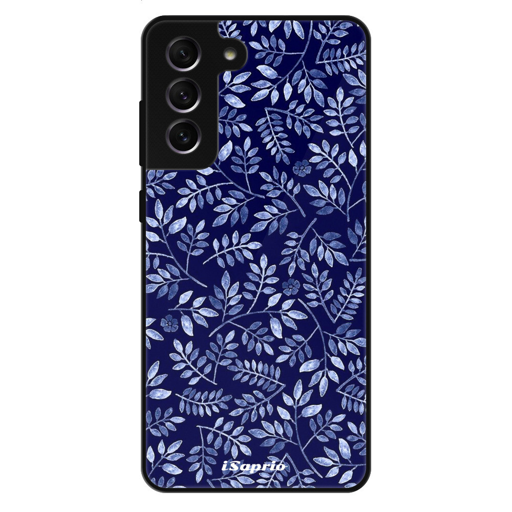 Lesklé puzdro Exclusive iSaprio - Blue Leaves 05 - Samsung Galaxy S21 FE 5G