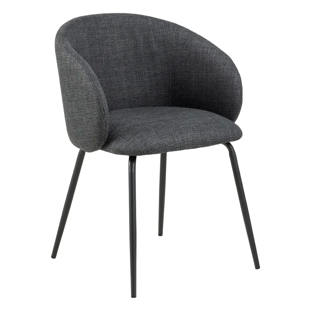 Jídelní křeslo Eleanor tmavě šedé