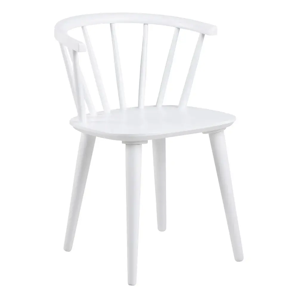 Jídelní židle Ida z masivu bílá