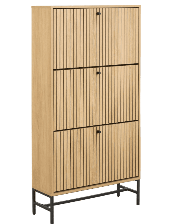 Výklopný botník ALBANY 71,6 cm dub přírodní