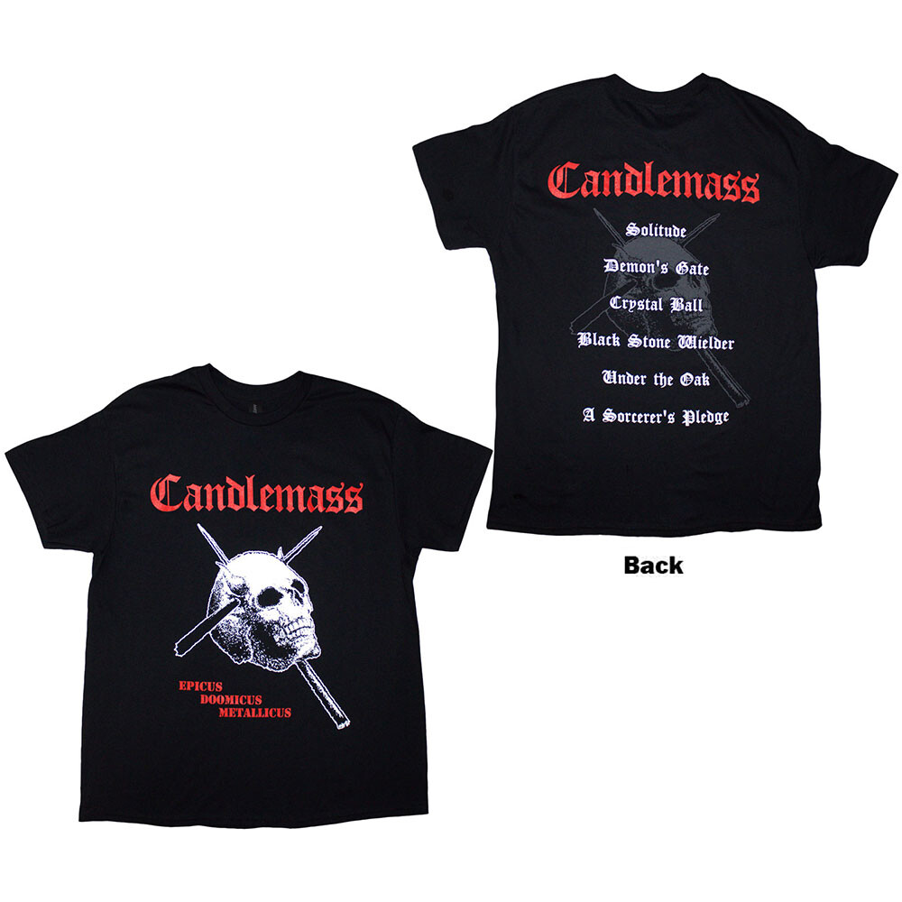 Candlemass tričko Epicus Doomicus Metallicus Čierna S