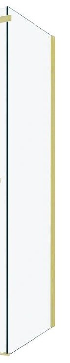 MEXEN - OMEGA stena 80x190 cm 8 mm zlatá, transparent 820-080-000-50-00