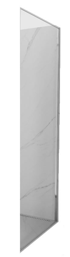 MEXEN - Bočná stena pre Exo 75x200 6mm chróm, transparent 810-075-000-01-00