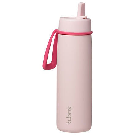 b.box Nerezová termofľaša so slamkou 690 ml - pink paradise