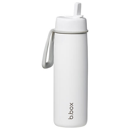 b.box Nerezová termofľaša so slamkou 690 ml - white out