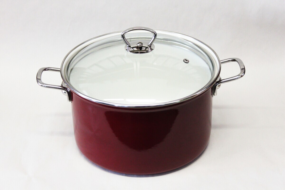 BELIS - Hrniec + sklenená pokrievka ECO-CERAM 18cm 2,8L