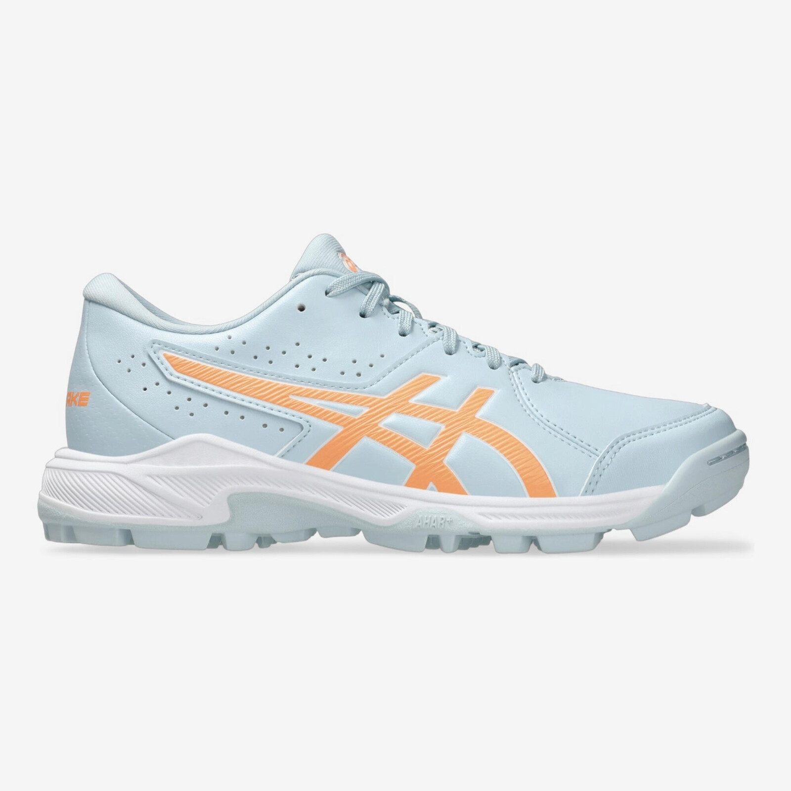ASICS Gel Peake 2 detská obuv na pozemný hokej sivo-oranžová