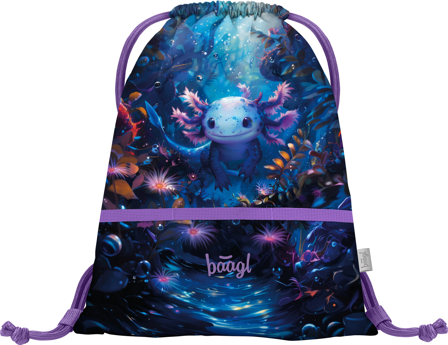 Školské vrecko BAAGL Axolotl - 16,5 L