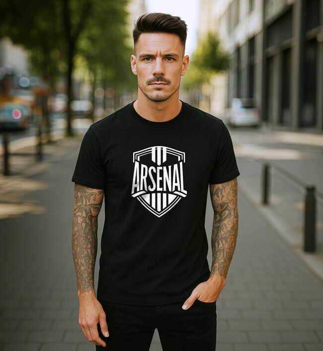 Arsenal 1 pánske tričko čierne - 5XS (116)