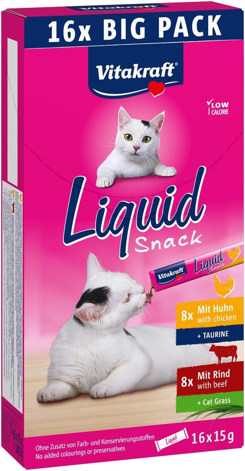 Vitakraft Cat Liquid-Snack Multipack - 16 x 15 g