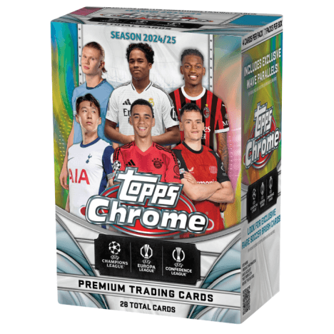 Topps 2024-2025 Topps Chrome UEFA Club Competition Blaster Box