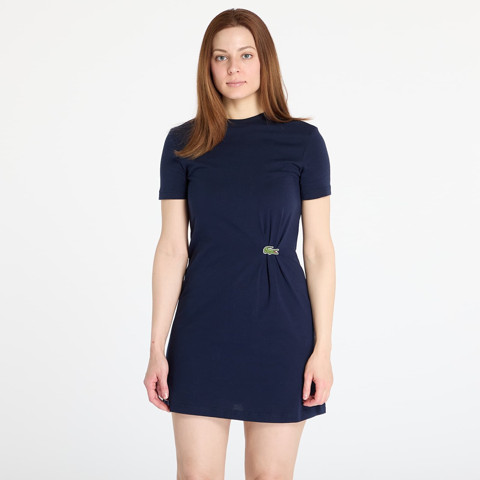 LACOSTE Heavy Jersey Dress Navy Blue L