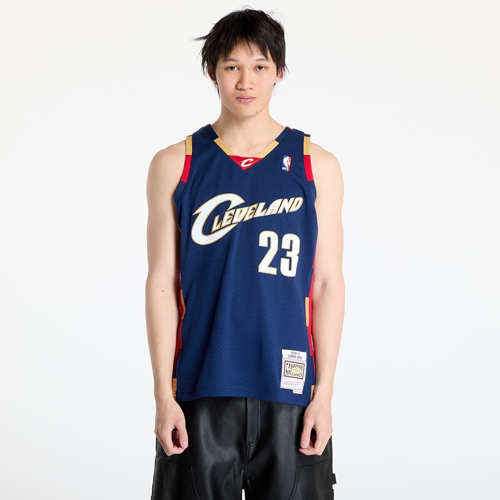 Dres Mitchell & Ness NBA Cavaliers 2008 Lebron James Swingman Alternate Jersey Navy L