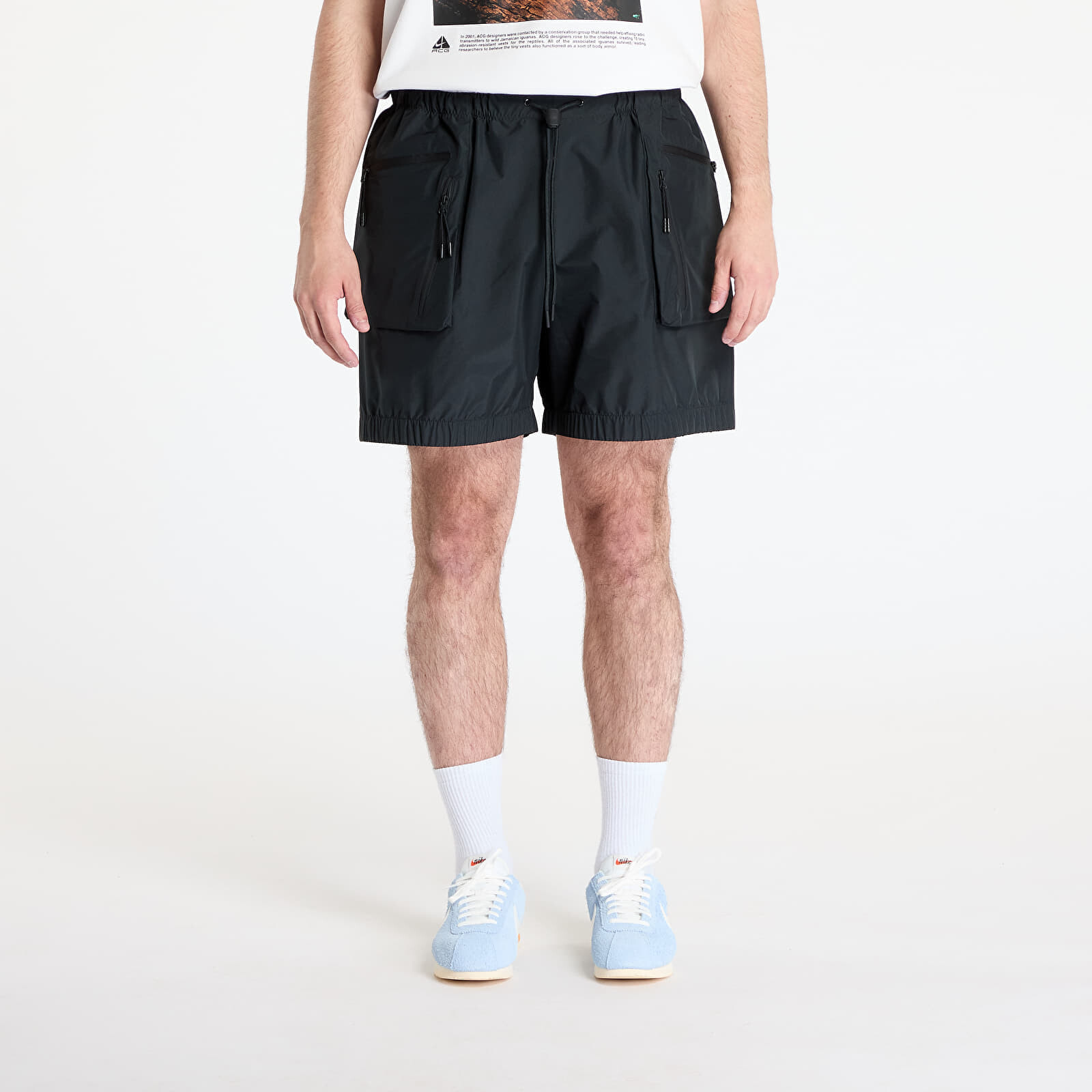 Šortky Nike Tech Men's Super Lightweight Shorts Black/ Black XS