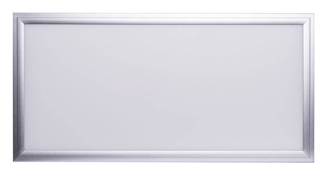 LED Solution Strieborný podhľadový LED panel 300 x 600mm 24W Premium - VYSTAVENÝ VZOROK VYP203