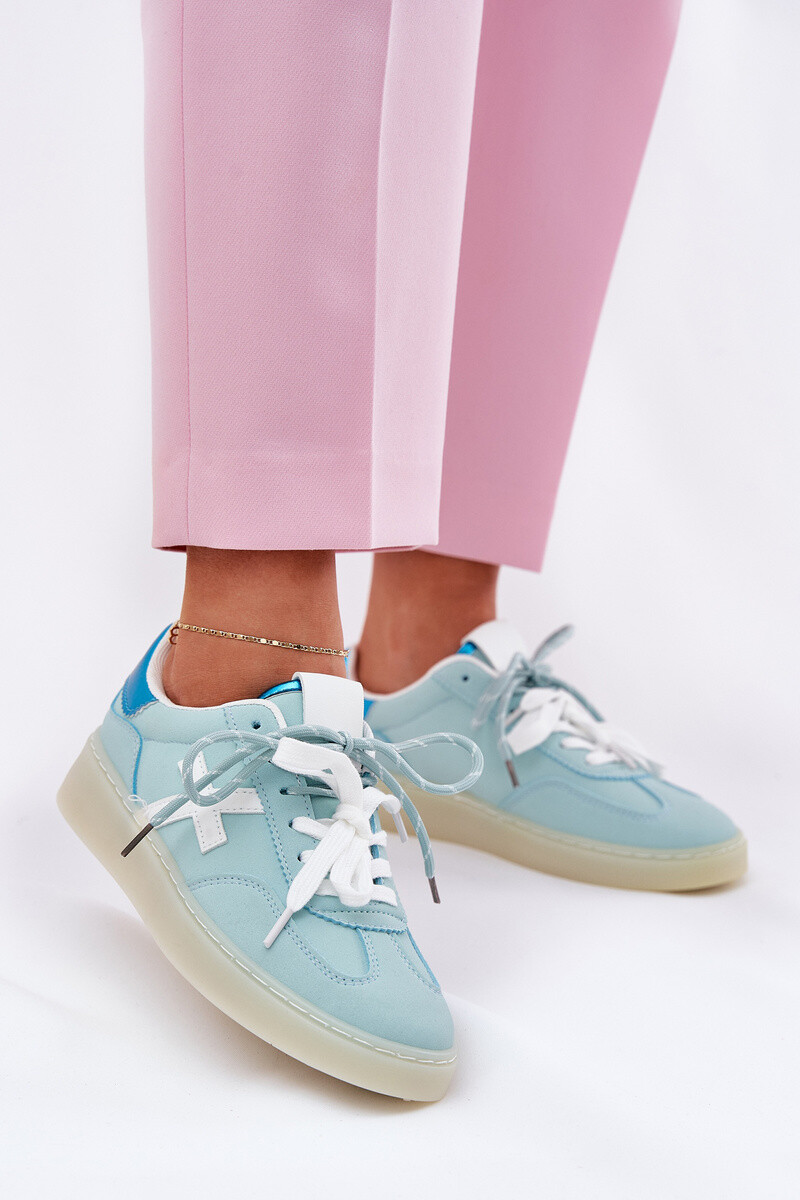 Boto Nízke Dámske Športové Topánky S Leopardím Vzorom Mätová Zelevelis