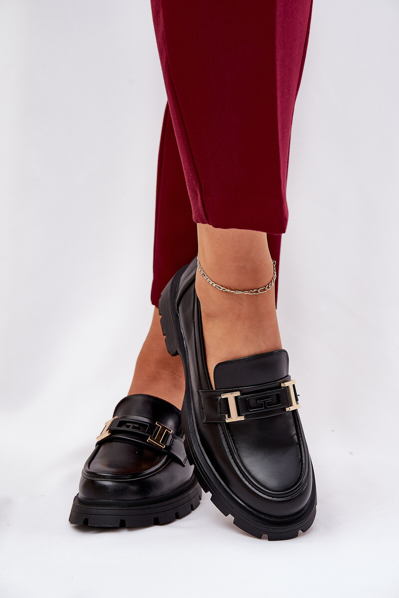 Boto Dámske Mokasíny Z Eko Kože Čierne Lomnela