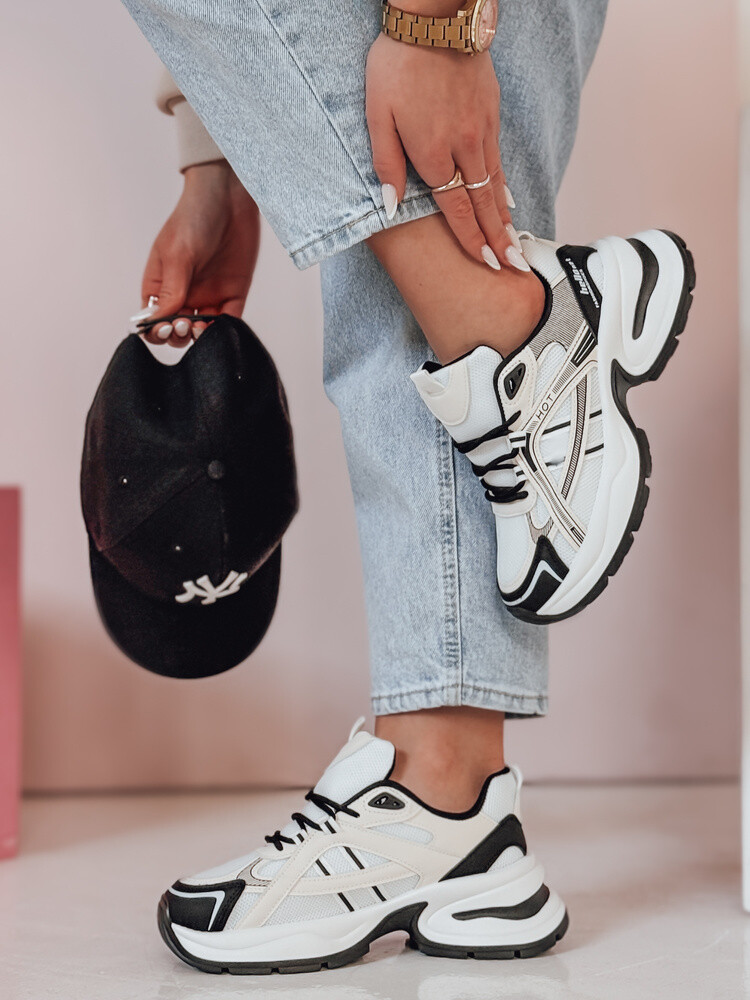 Sneakersy damskie MODERMAX czarne Dstreet