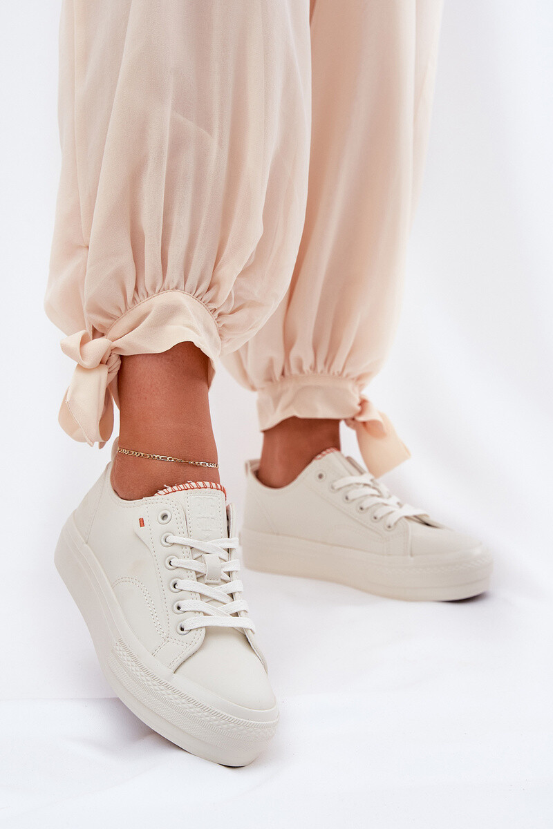 BIG STAR SHOES Dámske Tenisky Z Eko Kože Big Star