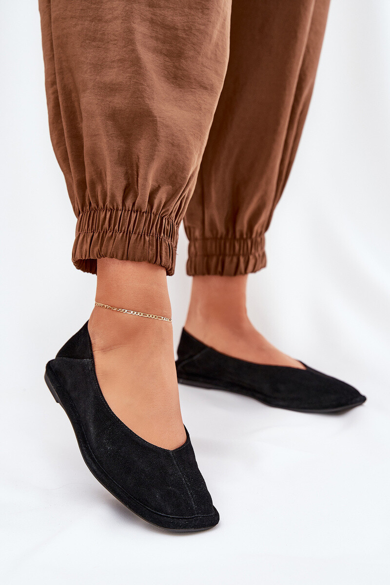 BIG STAR SHOES Zamszové Dámske Baleríny Big Star