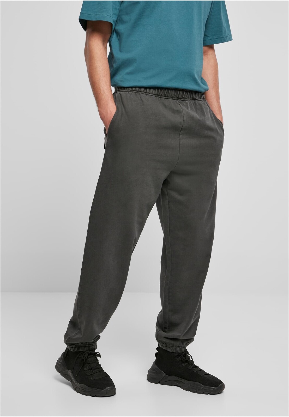 Overdyed sweatpants basket