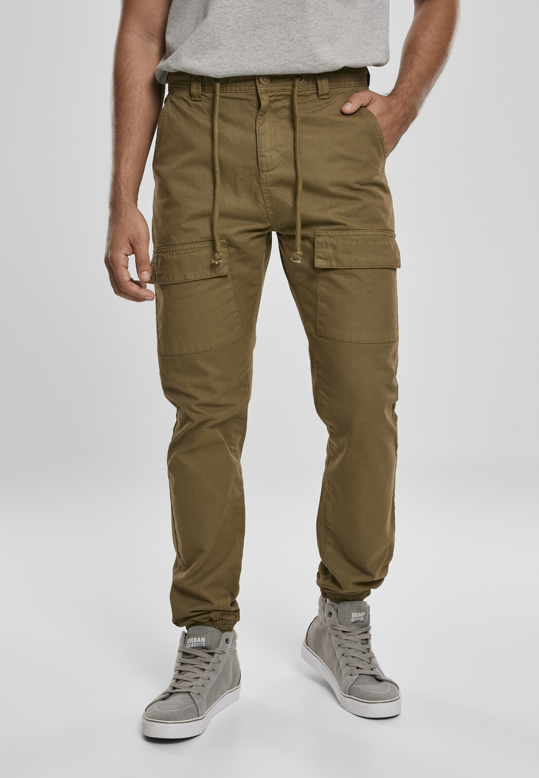 Front Pocket Cargo Jogging Pants summerolive