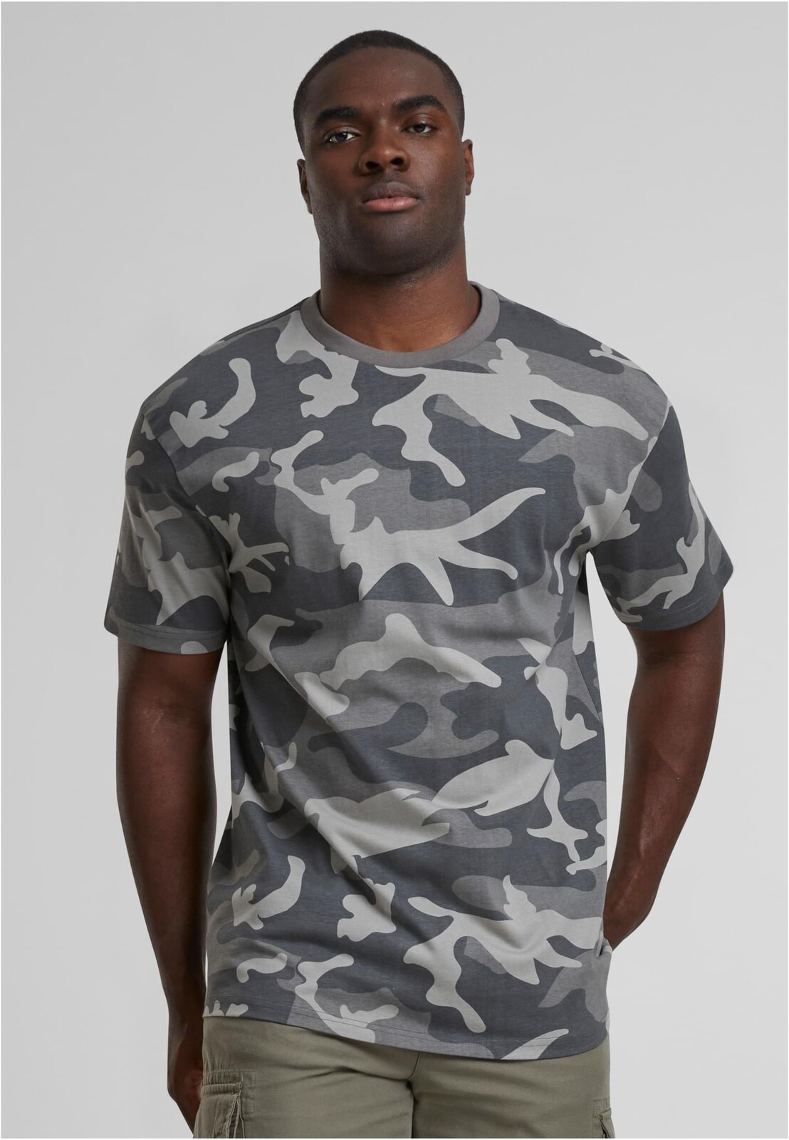 Men's T-shirt Oversized Simple Camo - camouflage