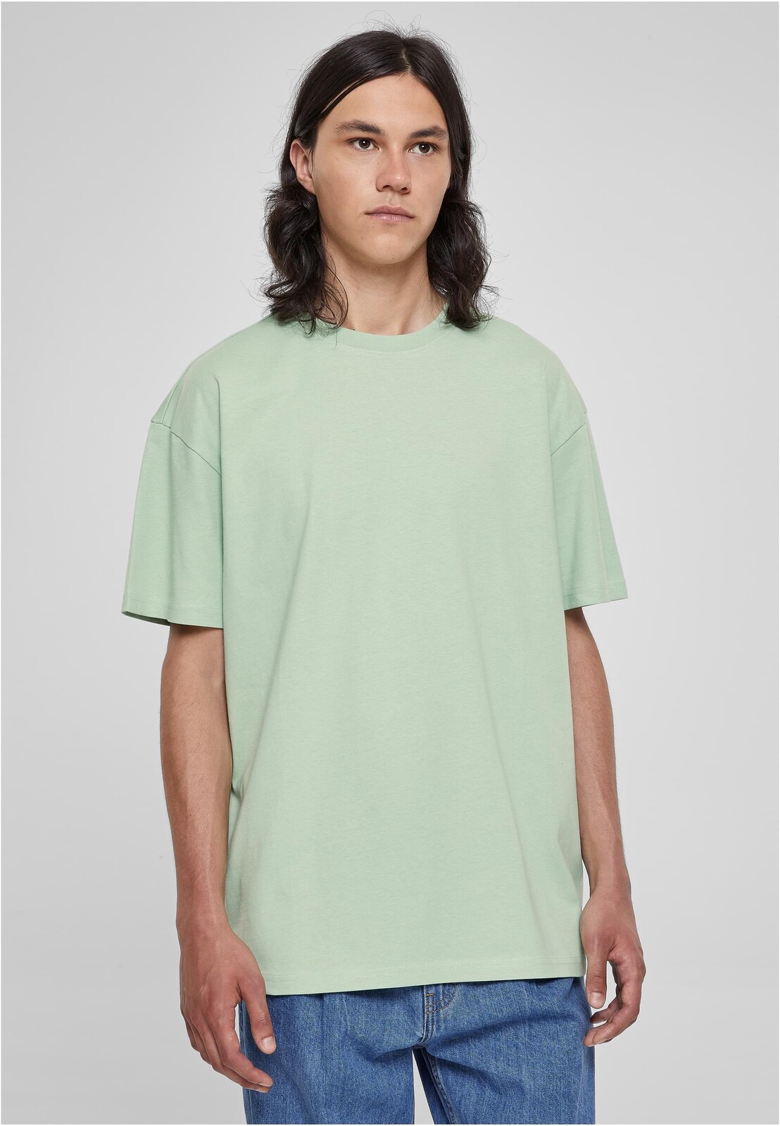 Heavy oversized t-shirt vintage green