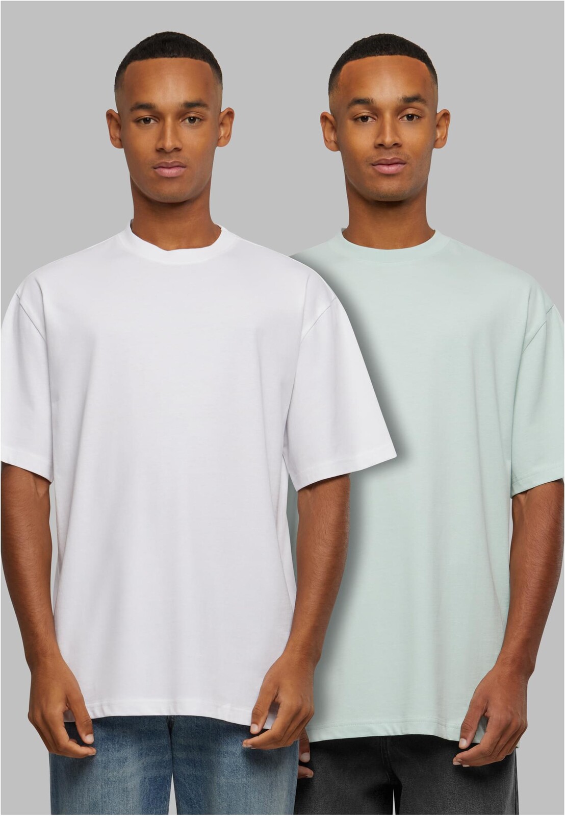 Men's T-shirts UC Tall Tee 2-Pack - green+white