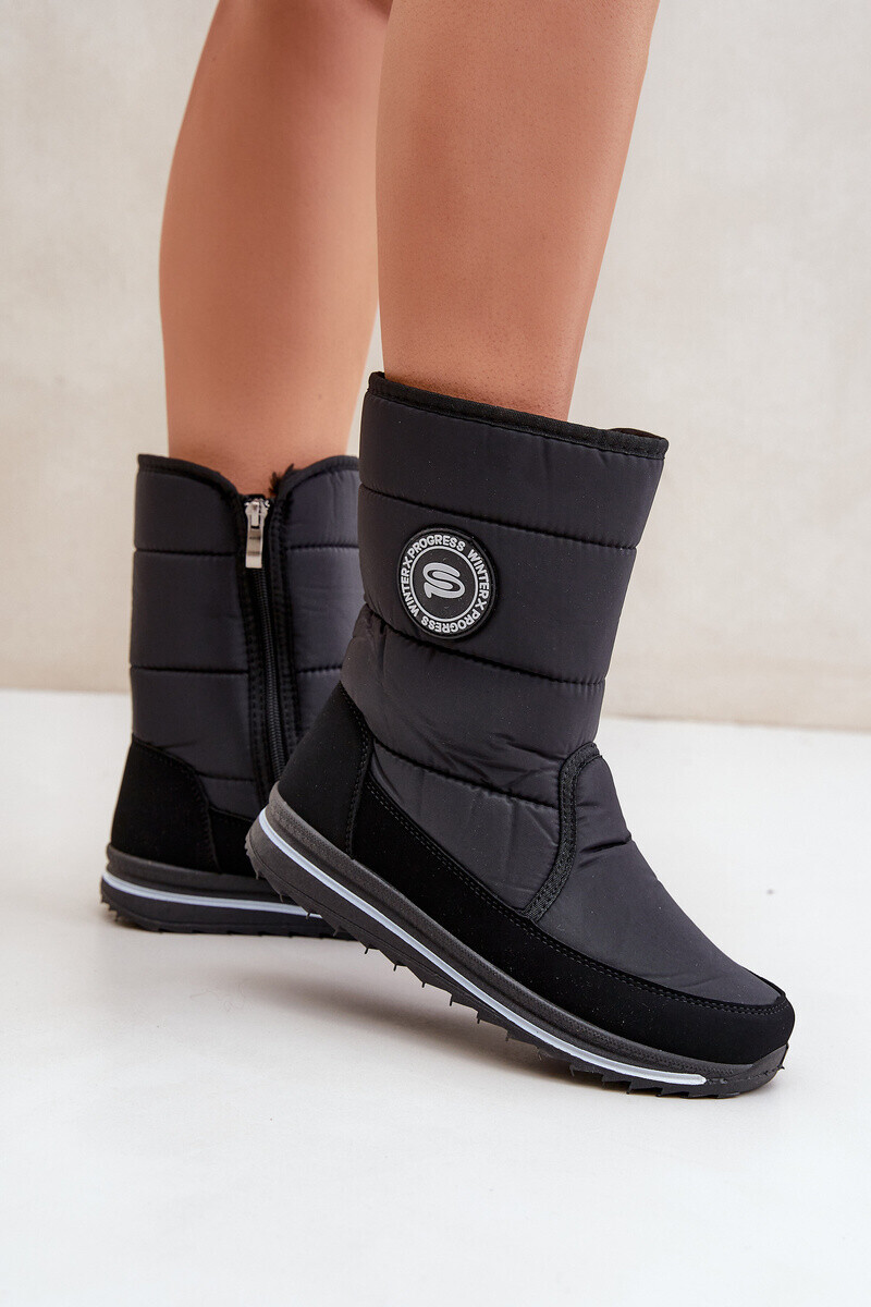 Boto Dámske snehové topánky pre pokrok zipsu