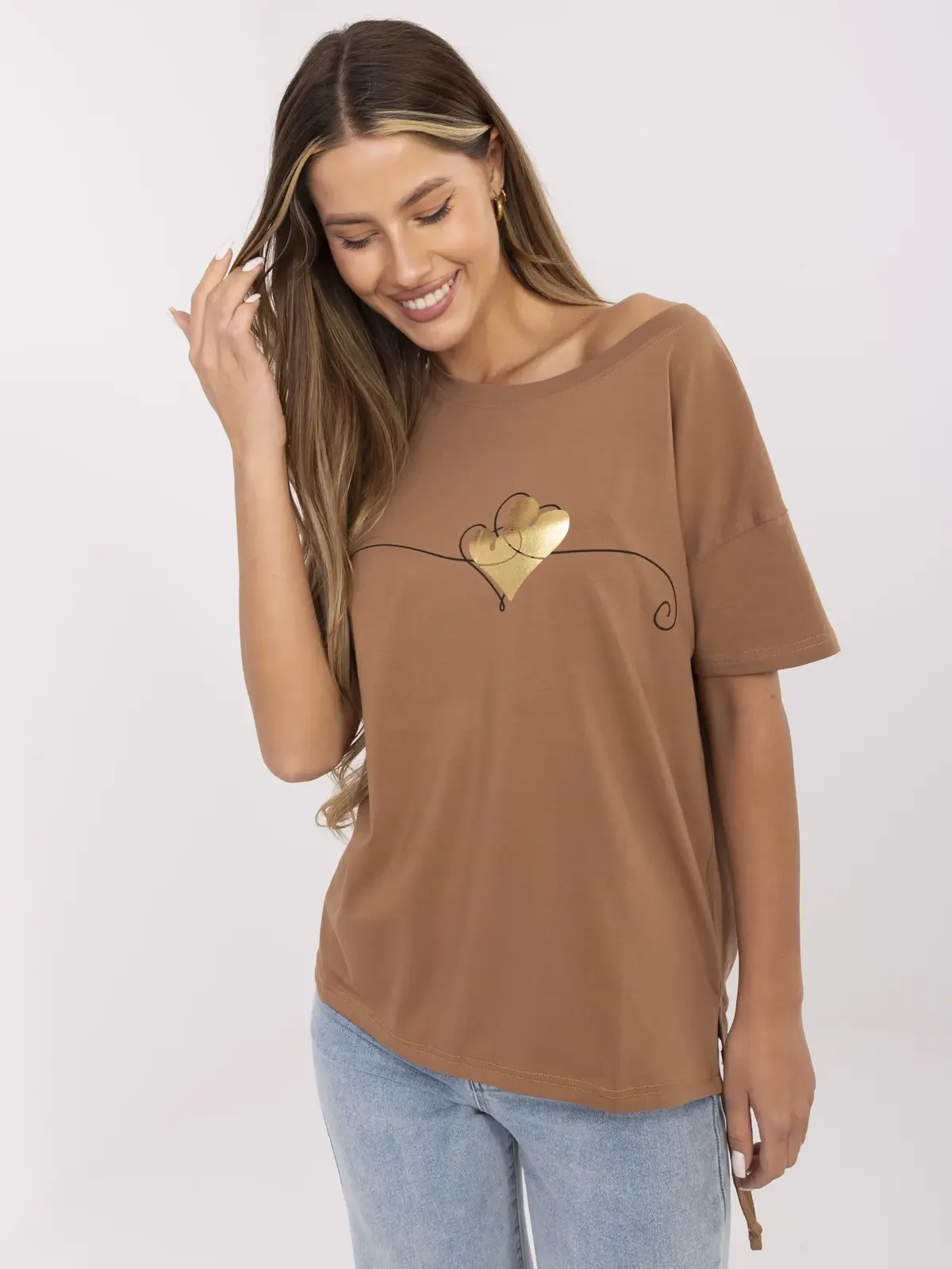 T-shirt-CLM-TS-1017.03-light brown