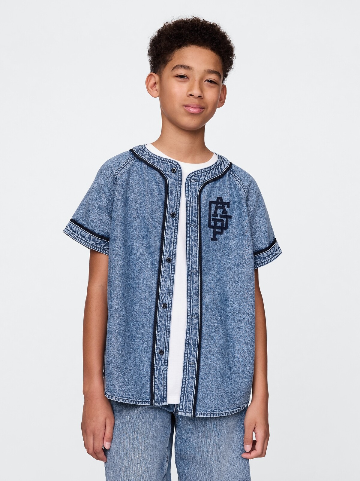 GAP Children's denim shirt Baseball Americana - Boys