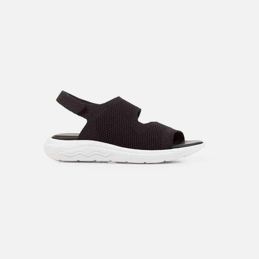 Black women's sandals Geox Spherica Ec5 A - Women's
