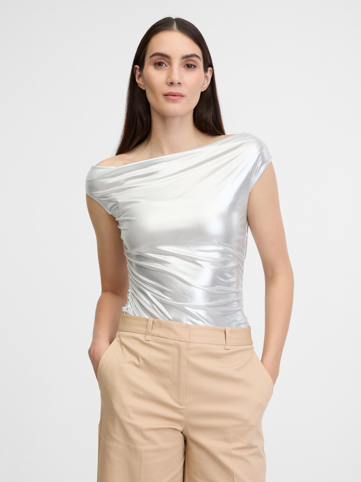 Silver women's blouse ORSAY - Women's