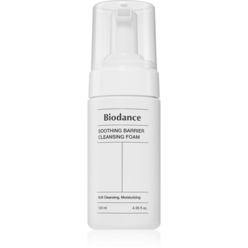 Biodance Soothing Barrier Cleansing Foam čistiaca pleťová pena s upokojujúcim účinkom 120 ml