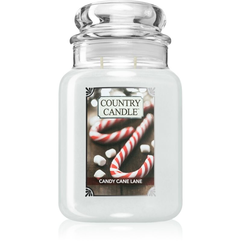 Country Candle Candy Cane Lane vonná sviečka 680 g