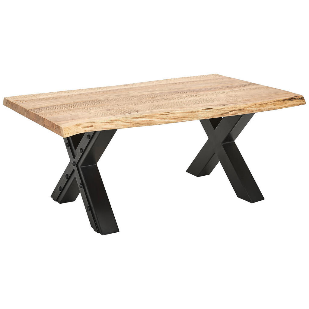 Ambia Home KONFERENČNÝ STOLÍK, prírodná farba, čierna, drevo, kov, 115/70/45 cm