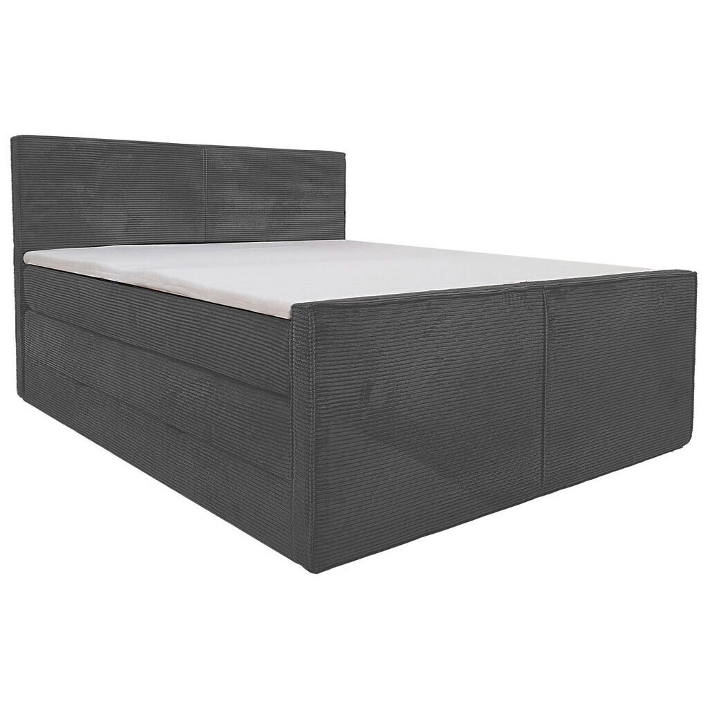 Livetastic BOXSPRINGOVÁ POSTEĽ, 140/200 cm, sivá