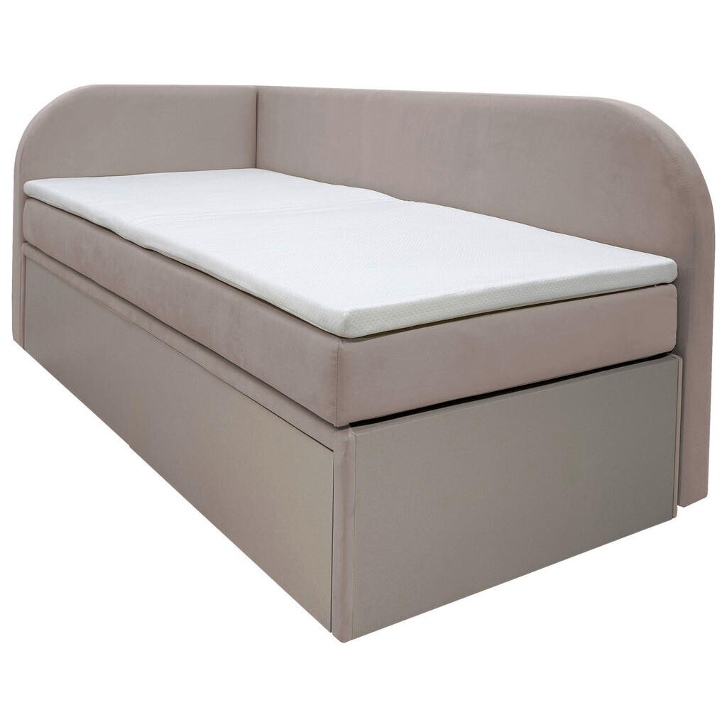 Livetastic ČALÚNENÁ POSTEĽ, 90/200 cm béžová