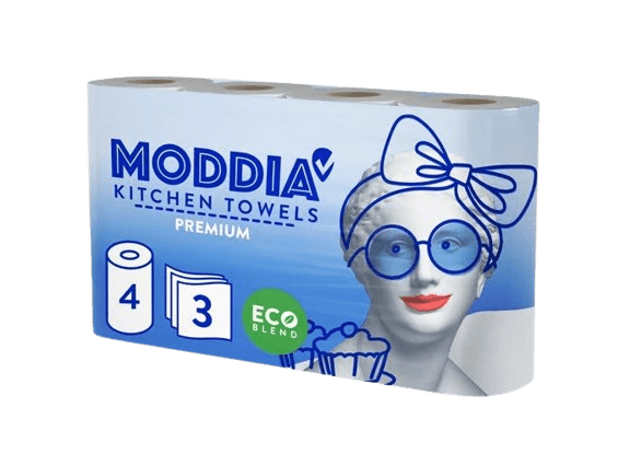 MODDIA Kuchynské utierky 3vrstvové, 2 ks