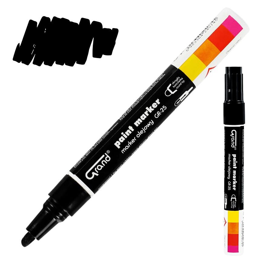 Stavebný popisovač olejový čierny