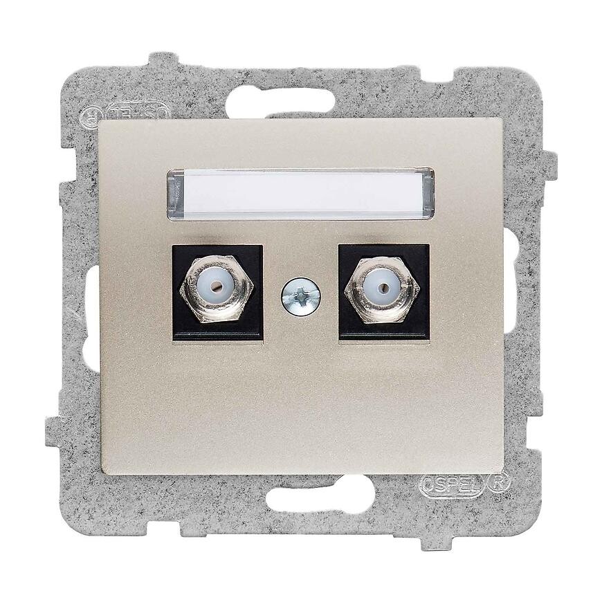 GPA-2D/M.ST Sigma GNIAZDO PODWÓJNE TYPU F