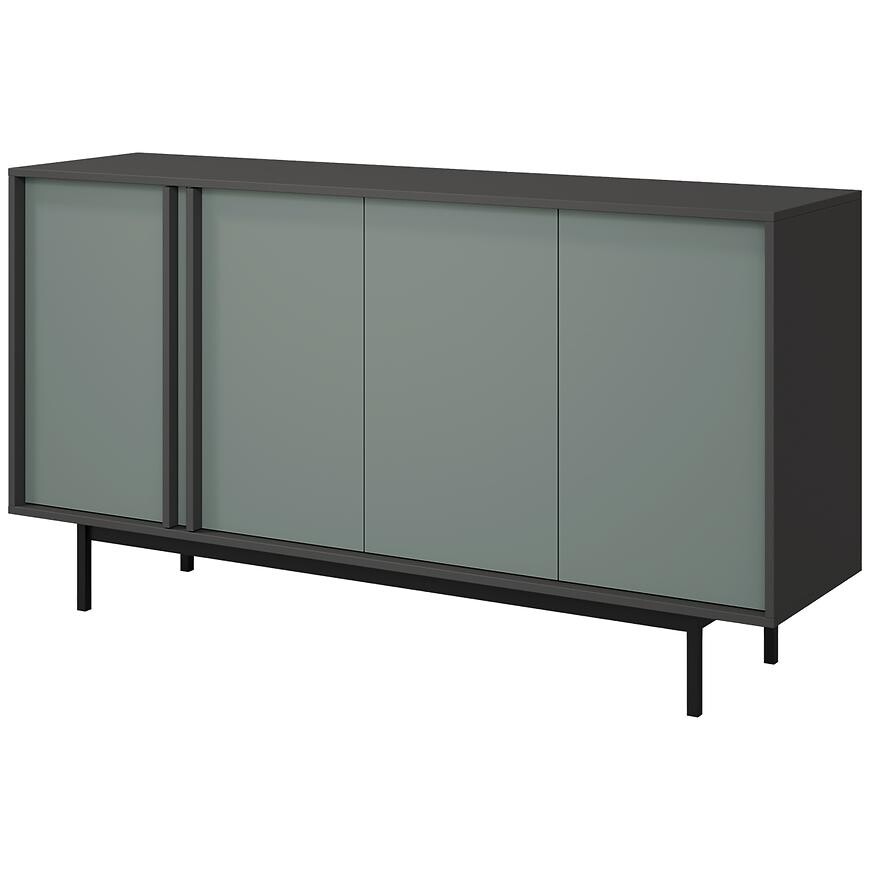 Komoda 160 Alsy 6 Aloe/Antracit