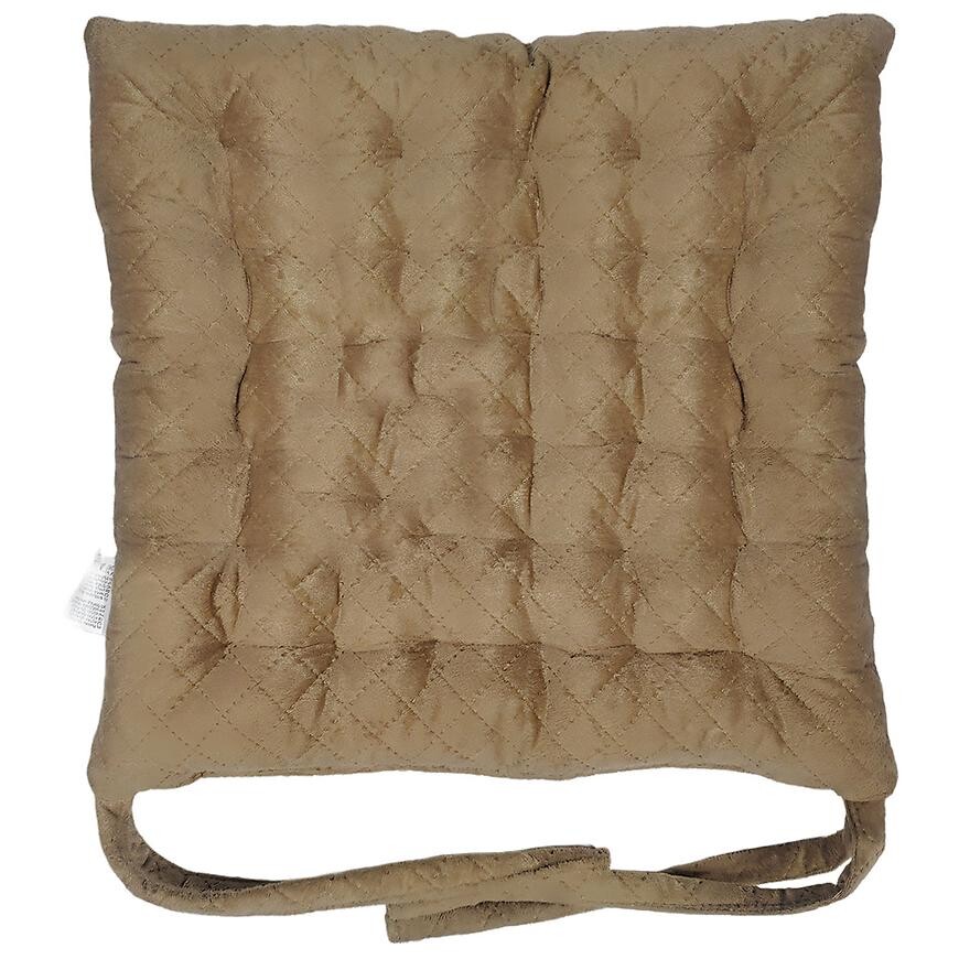 Poduška na stoličku SSE Morrocco 11 40x40 cm svetlohnedá