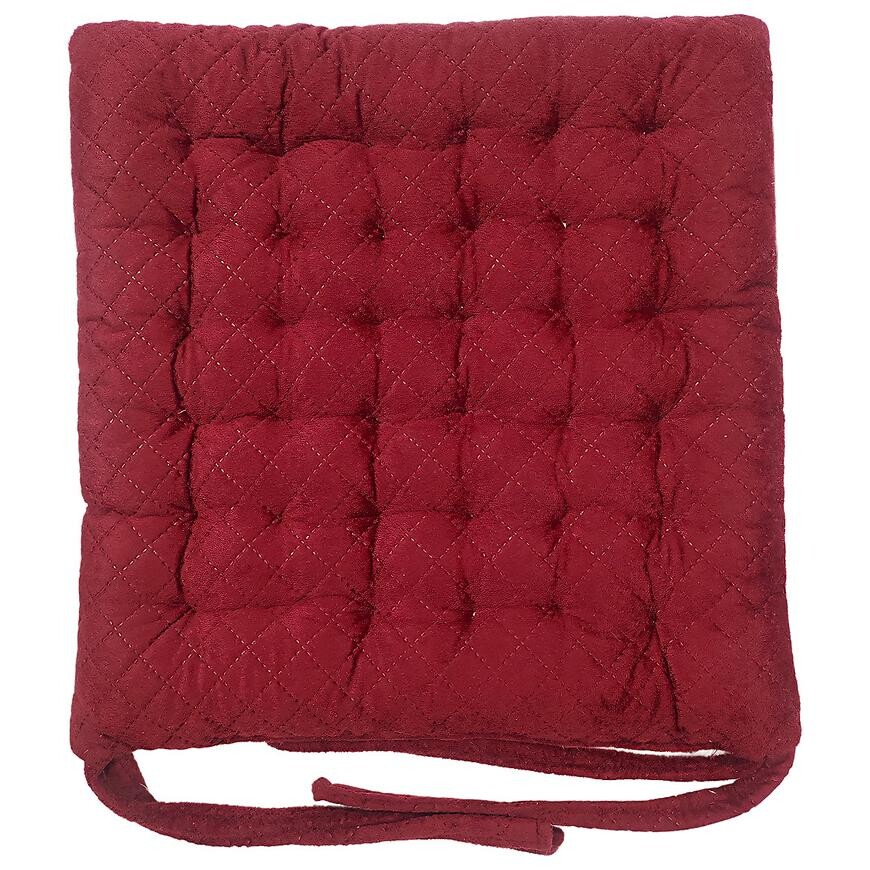 Poduška na stoličku SSE Morrocco 39 40x40 cm bordová